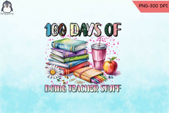 100 Days of School Kids PNG for Crafts & Graphics