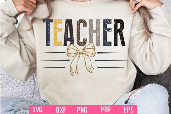 Coquette Teacher PNG: Graphics for Crafts