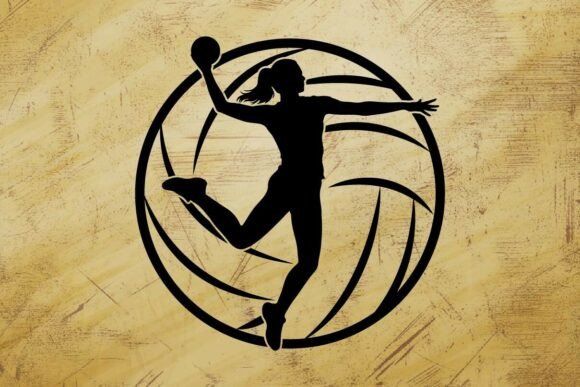 Female Volleyball SVG: Sports Graphics & Crafts