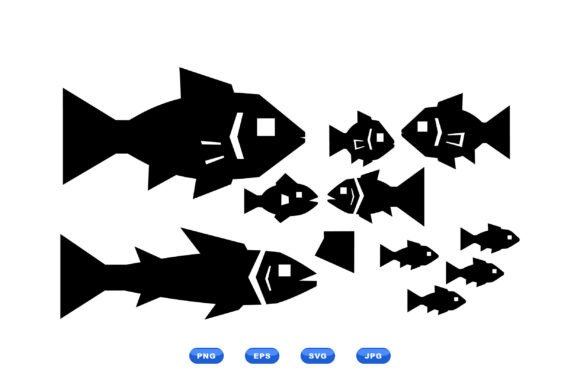 Geometric Fish SVG: Graphics for Crafts