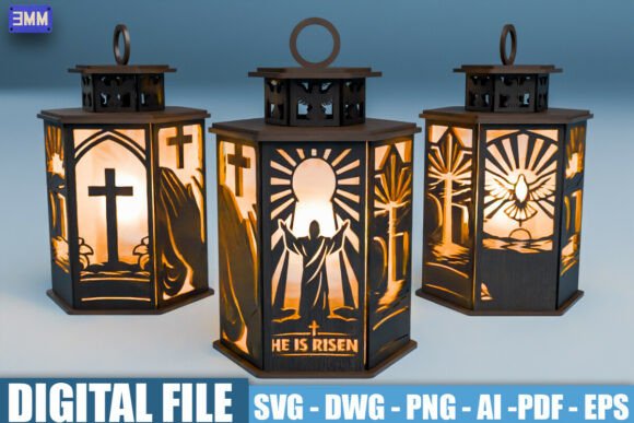 He is Risen SVG Lantern: Crafts & Graphics Review