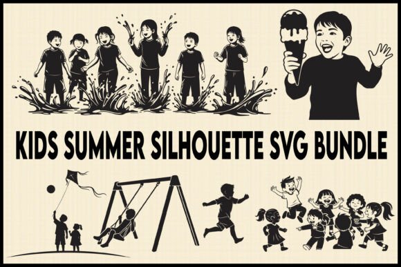 Kids Summer SVG Bundle: Graphics for Crafts