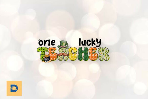 Lucky Teacher St Patrick's Day PNG for Crafts & Graphics