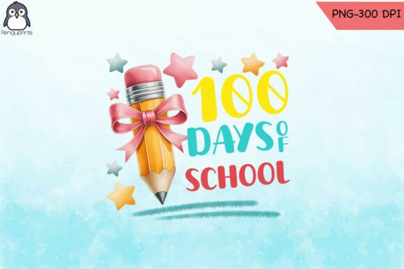 Pencil 100 Days PNG: Graphics for Crafts