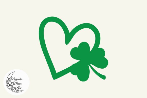 Shamrock Heart SVG: Graphics for Crafts