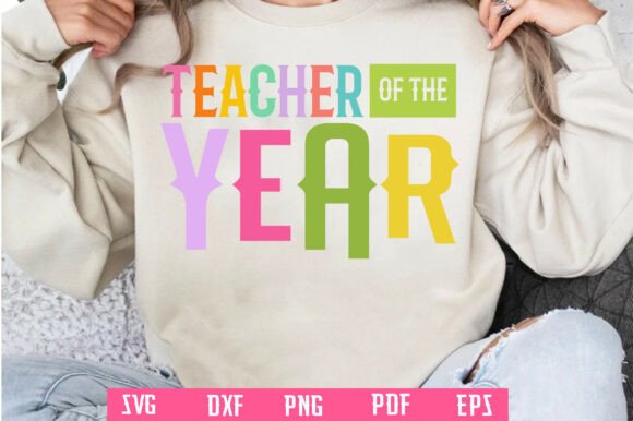 Teacher of the Year PNG: Graphics for Crafts